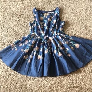 Blue, blush, teal Lauren Conrad Dress size 14